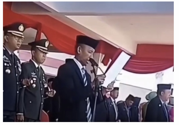Viral! Wakil Ketua DPRD Kabupaten Pasangkayu Tidak Lancar Baca Teks UUD 1945, Warga Lokal Akui Malu